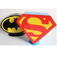 2 Tirelire Superman+Batman