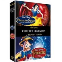 4 DVD Blanche Neige et les sept nains + Pinocchio