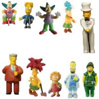 10 Figurines Simpson lot