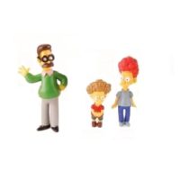 Famille Flanders Simpson lot de 3 fig