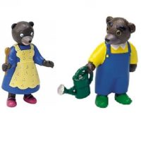 2 Petit Ours Brun Lot fig Bayard illustration originale Danièle Bour. 1988 ISO-SEL-France