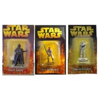 3 fig Star Wars métal neuves édition Atlas 2005