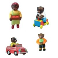 4 Petit Ours Brun Lot fig Bayard illustration originale Danièle Bour