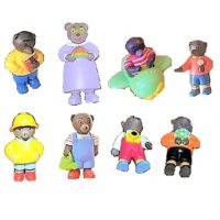 8 Petit Ours Brun Lot fig Bayard illustration originale Danièle Bour