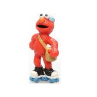 Elmo en roller Figurine 1 Rue Sésame