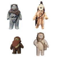 4 Ewok fig Star Wars 1983 84 rare vintage