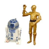 R2D2 et C3PO 2004 et 2007 2 fig Star Wars LFL