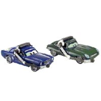 2 voiture cars commentateur Brent Mustangburger+David Bobbscapp Cars Disney/Pixar
