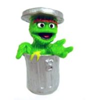 Oscar 1 Rue Sésame Figurine Bullyland
