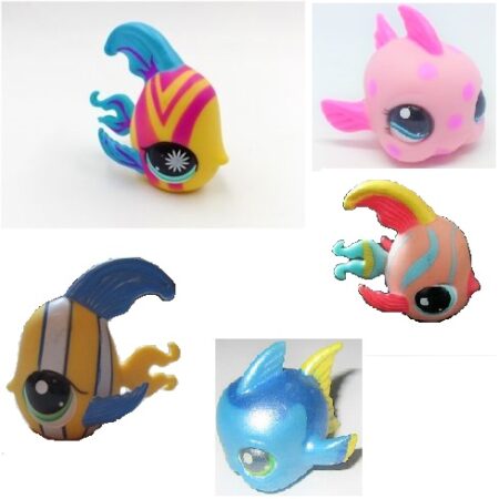 5 Poissons Pet Shop (LPS) Hasbro