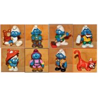schtroumpfs lot de 8 Peyo Schleich.