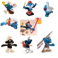 lot schtroumpfs 40 figurines collection Mac Do.