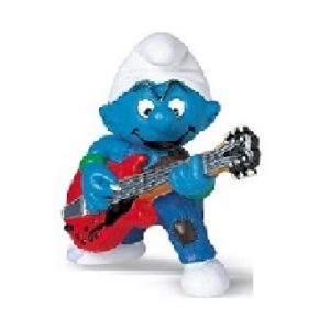 schtroumpf guitariste 1997 Peyo Schleich.
