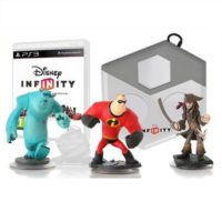 Disney Infinity PS3 Jeu+Socle+3 figurines+Mondes réunissant les mondes des 3 figurines.
