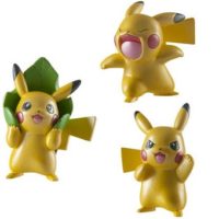 Pikachu Pokemon Série Limitée 3 figurines.