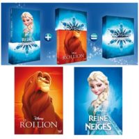 Roy Lion + Reine des Neiges 2 DVD Disney dans coffret cadeau Noël