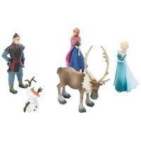 figurines Reine des Neiges Lot de 5 par bulllyland peint a la main.