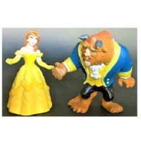Figurines La Belle et la Bête Disney Bullyland made in GERMANY.