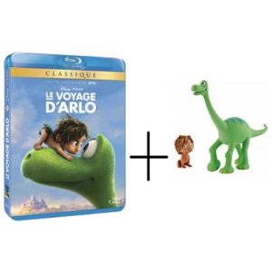 Le voyage d'Arlo en Blu-ray + 2 figurines Disney.