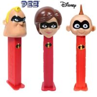 3 PEZ Les Indestructibles Disney