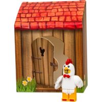 Homme déguisé en poulet LEGO 5004468 Figurine de Pâques emblématique.
