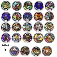 Montre Yo Kai Watch + 24 médaillon lot 1