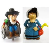 Ma Dalton et Oldtimer Figurines Lucky Luke de 1984 SCHLEICH