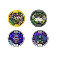 Médaillons Yo Kai Watch 1Légendaire brillant + 1 Médaillon brillant + 2 Médaillons