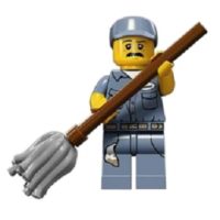 Le Concierge MiniFigurine Lego Série 15.