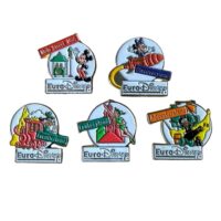 Lot 5 Pin's EuroDisney ESSO 1992 vintage (Bon état).