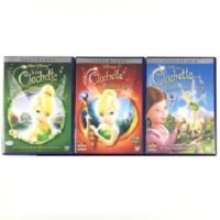3 DVD la Fée Clochette Disney