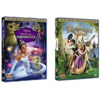 Raiponce et La Princesse et la Grenouille 2 DVD Disney