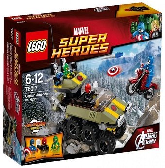 LEGO Marvel super Heroes 76017 CAPTAIN AMERICA CONTRE HYDRA avec boite sans notice
