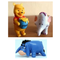 Winnie L'ourson 3 Figurines Disney.