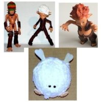 Arthur et les Minimoys 4 figurines d'occasion
