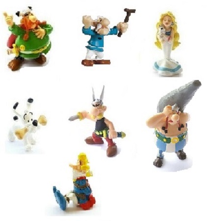 Le char Goth et son pilote Astérix aux Jeux Olympiques figurine Plastoy.