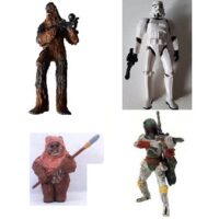 Star wars 2007 lot 4 figurines LFL