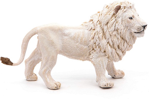 Grand lion blanc papo belle Figurine.