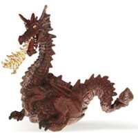 Dragon rouge cracheur de feu figurine papo.
