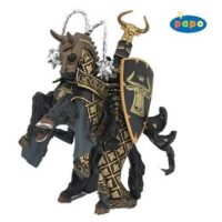 Maître des armes cimier taureau et son cheval figurines Papo.