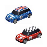 Véhicules MINI Cooper S 1 et 2 pour circuit électrique CARRERA.