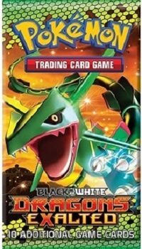 Booster Rayquaza Pokemon Black White Dragons Exalted Booster Anglais 2012.