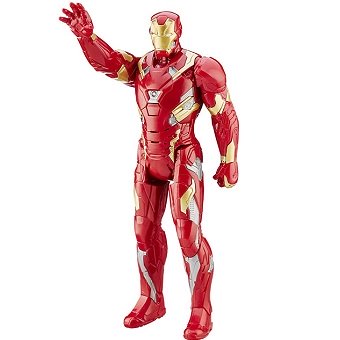 Iron Man 30cm Hasbro Marvel Avengers Figurine Electronique Titan.