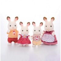 La famille lapin chocolat Sylvanian.