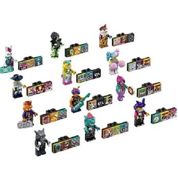 Lot 12 figurines VIDIYO LEGO neuves série complète mini-figurines série 1 43101