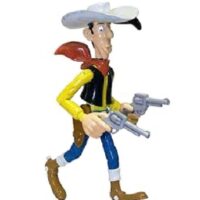 Lucky Luke figurine articulé avec 2 pistolets Lansay