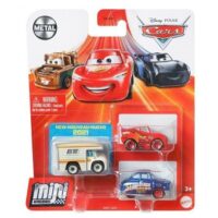 Mini racers Cars Métal Mattel pack neuf de 3 mini voiture.