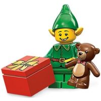 Lutin de Noël LEGO Minifigures Série 11 07 avec accessoires.