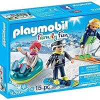 PLAYMOBIL Family Fun 9286 VACANCIERS AUX SPORTS D'HIVER.