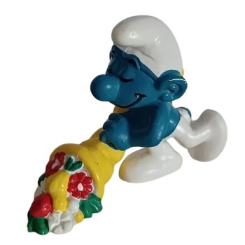 Schtroumpf avec corne d'abondance Bullyland Germany